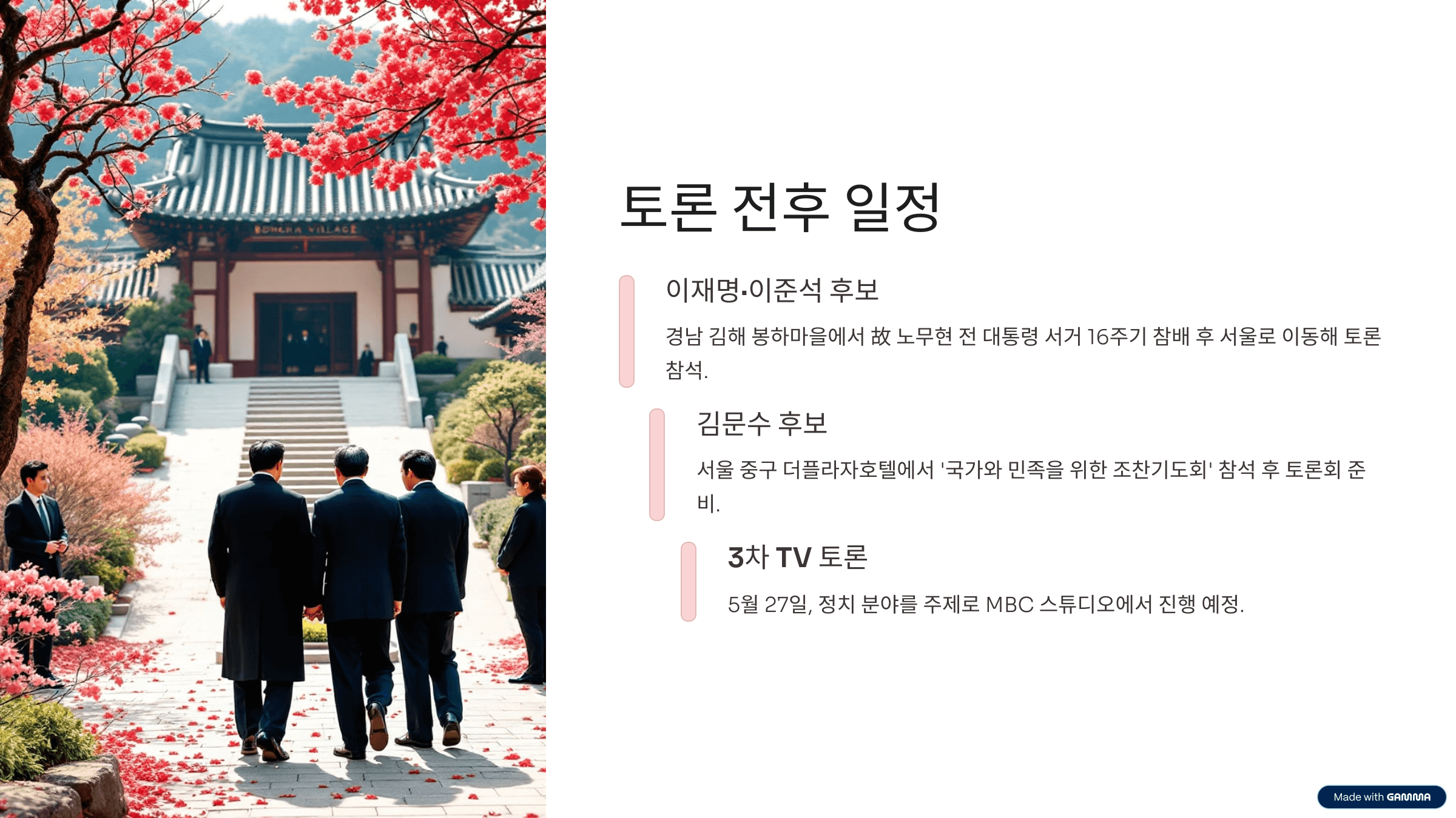 대선 후보 2차 토론회 핵심 요약