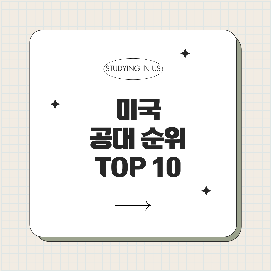 미국 공대 순위 표지 사진