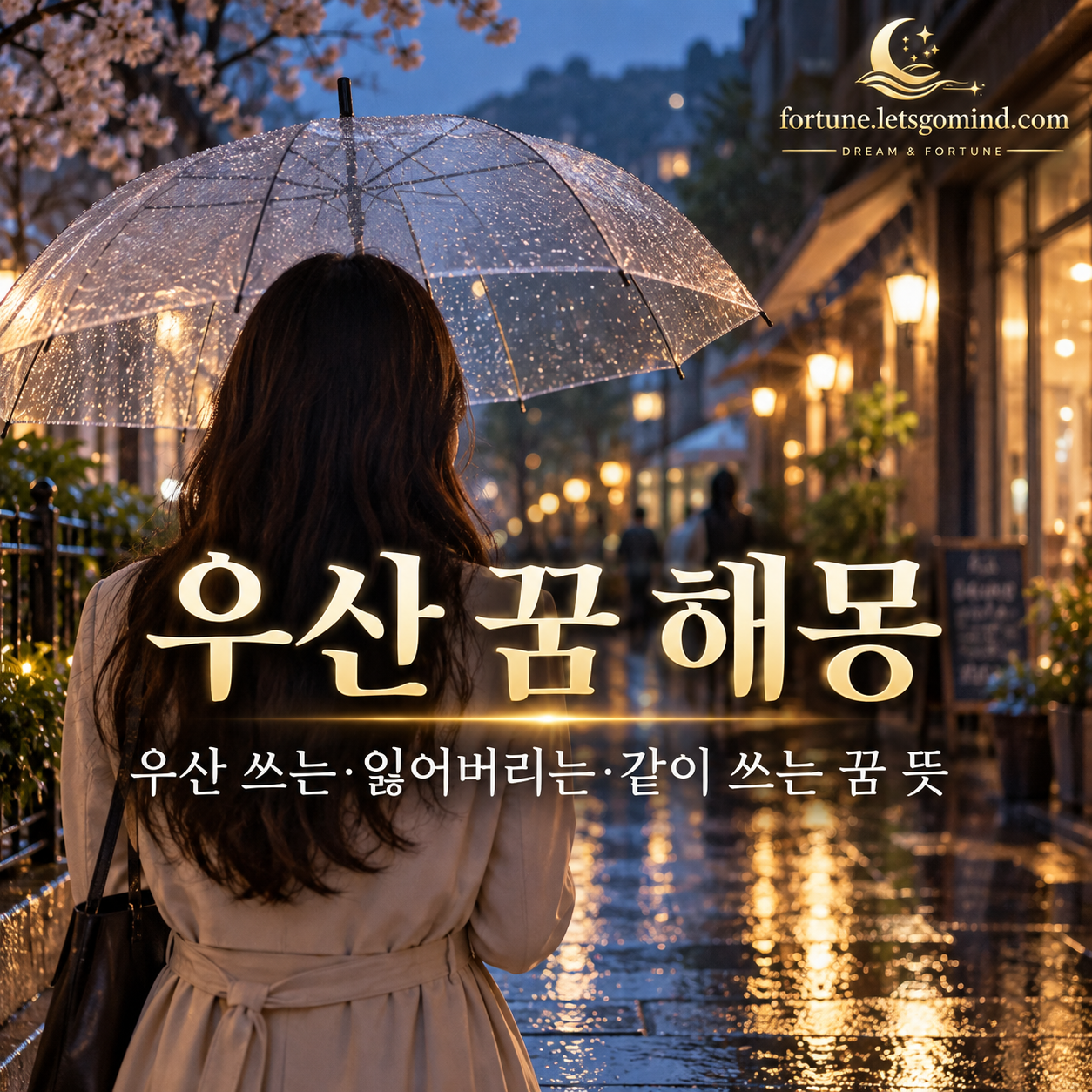 우산 쓰는 꿈 잃어버리는 꿈 같이 쓰는 꿈 해몽