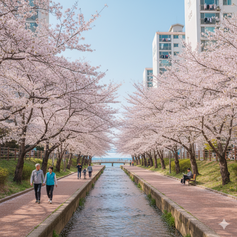 부산 ❘ 일상 속에 스며드는 벚꽃