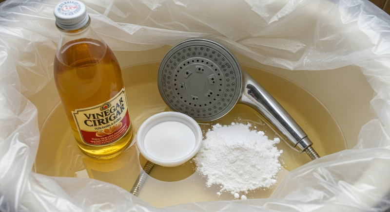 식초 (또는 구연산)