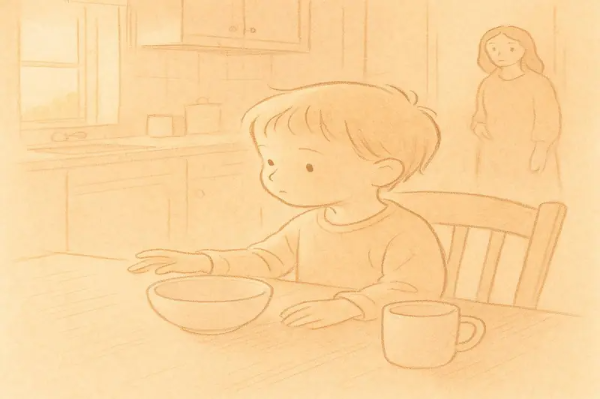 오늘 아침, 아이의 첫 움직임에서 느껴진 작은 결