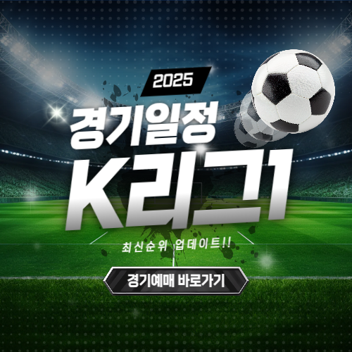 K리그1 최신 순위 &amp; 경기 일정