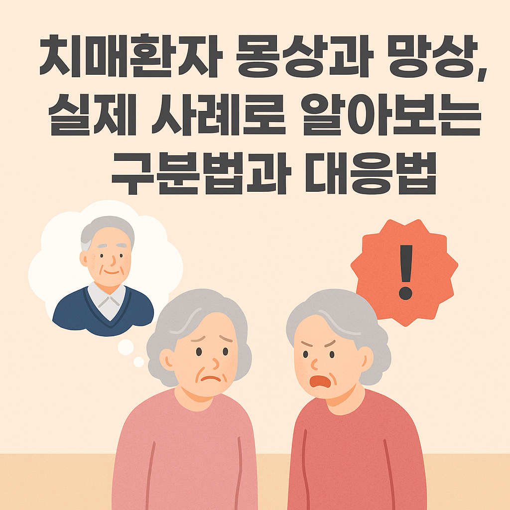 치매환자에게 몽상과 망상은 어떤 것인가?