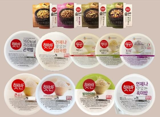 빠르고 건강한 식사의 완벽한 해결책 햇반