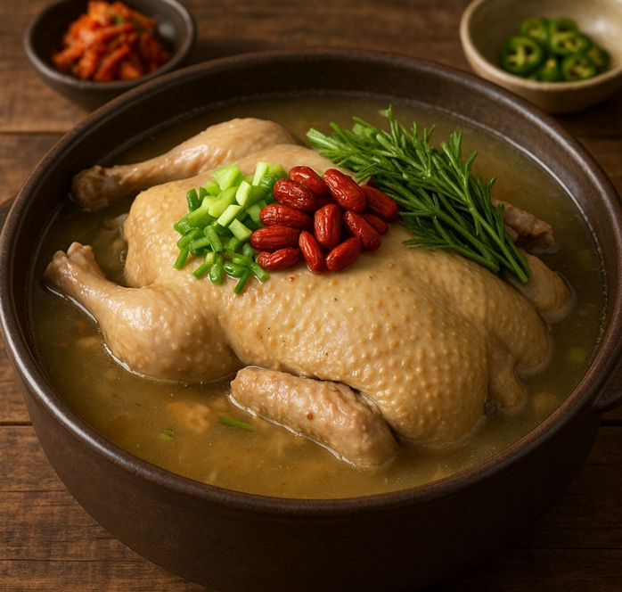 오리백숙사진