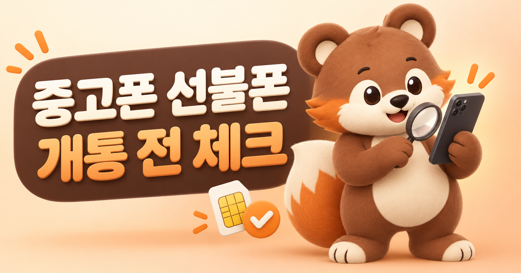 중고폰 선불폰 개통 총정리, 유심 전 확인할 항목