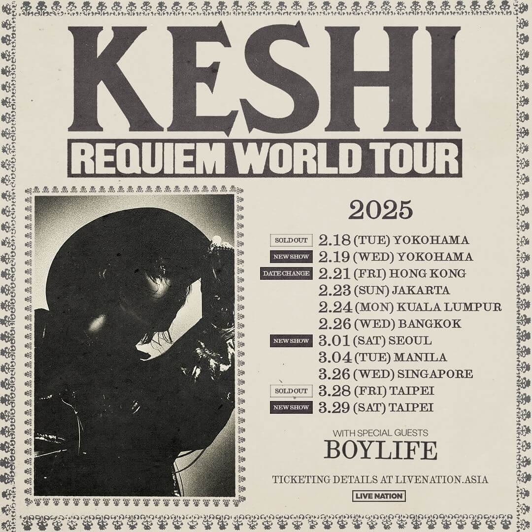 keshi REQUIEM WORLD TOUR