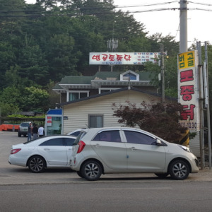 공수전 계곡 근처 맛집 범골토종닭