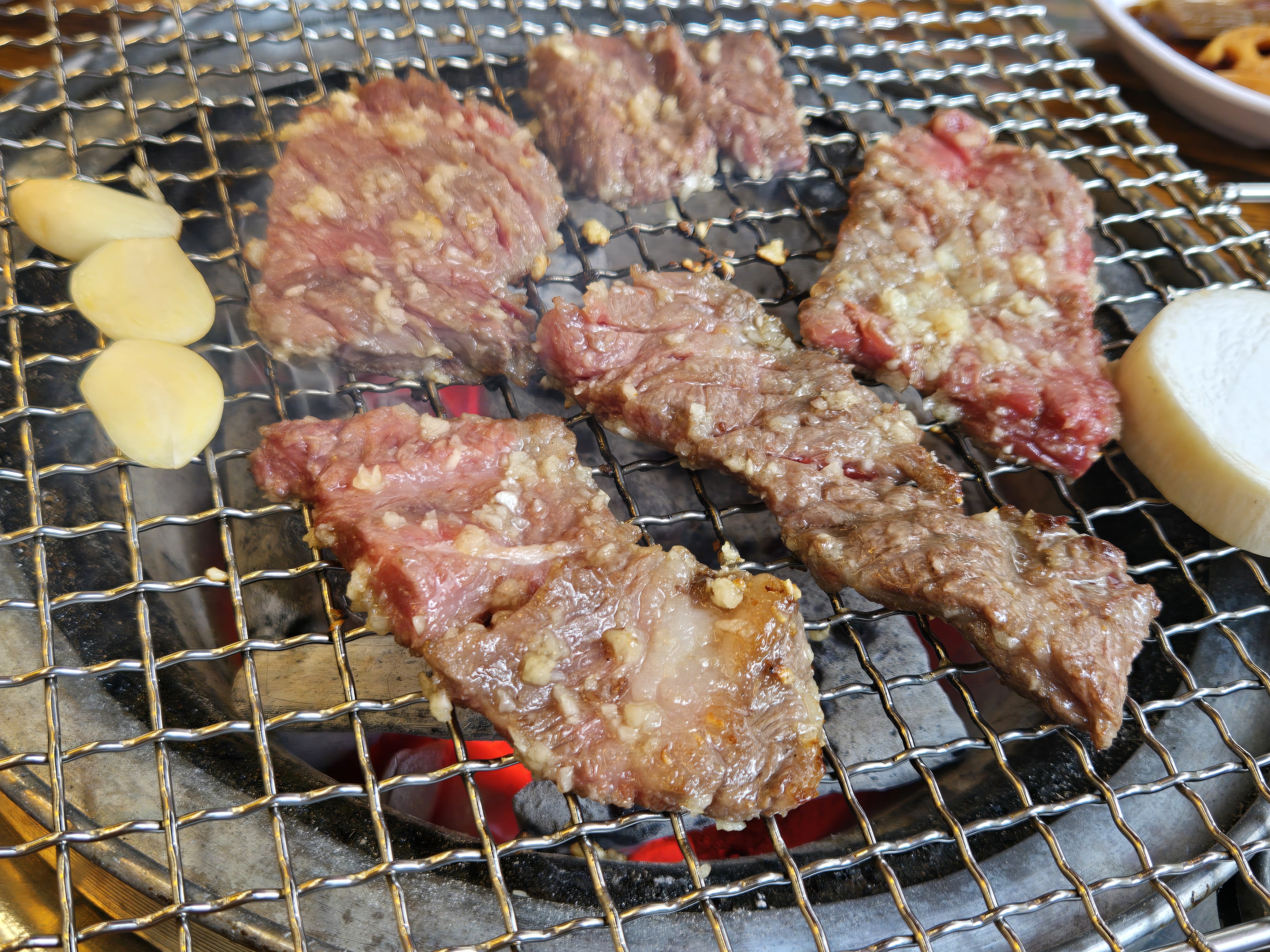 경북 안동 맛집 우정숯불갈비 마늘갈비