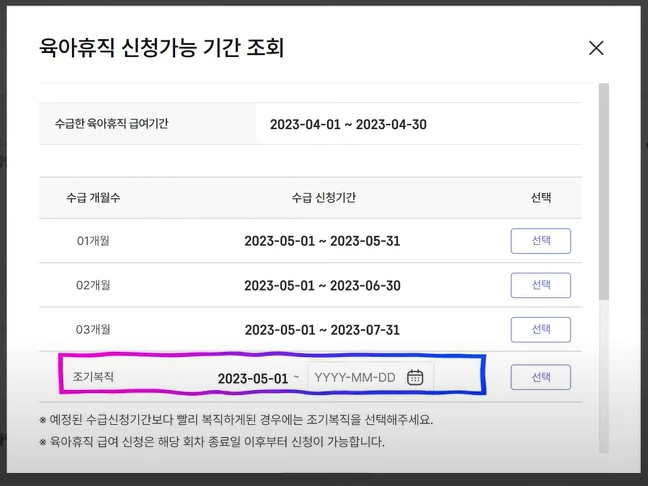육아휴직급여 신청방법 2024