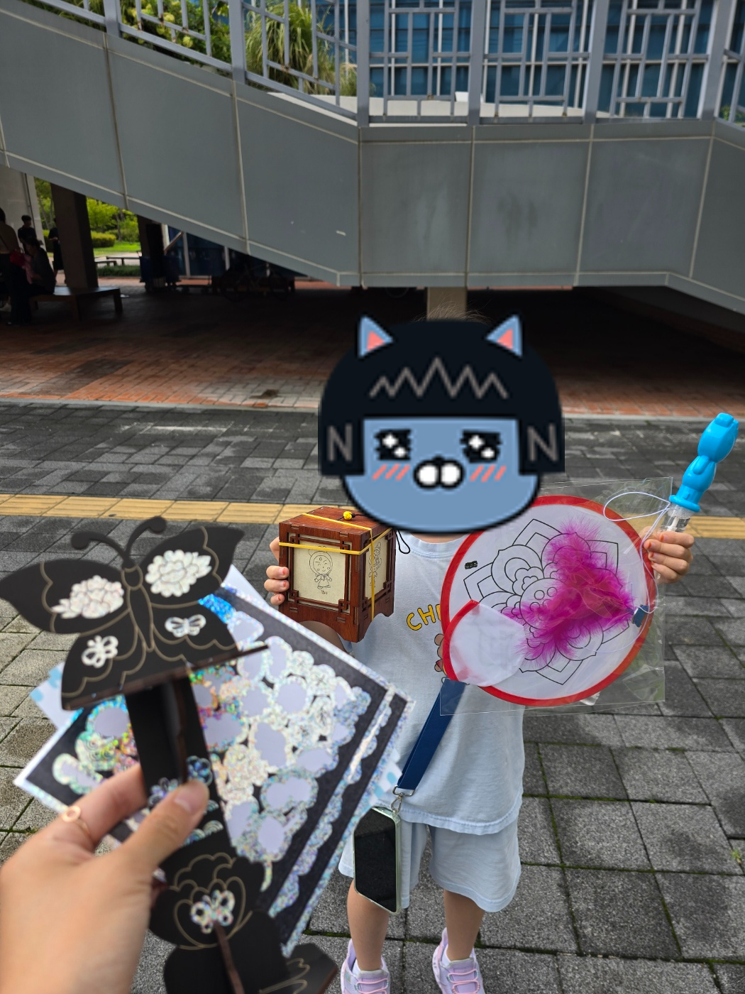 체험 완료한 후 찍은 사진