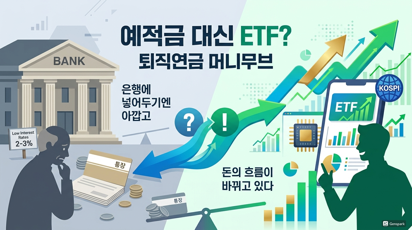 예적금 대신 ETF? 퇴직연금 머니무브, 지금 무슨 일이 벌어지고 있나
