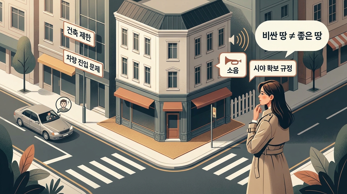 반드시 비싼땅이 좋은 땅은 아님