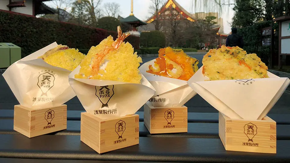 아사쿠사제작소(니시산도 지역)｜덴푸라 칩스