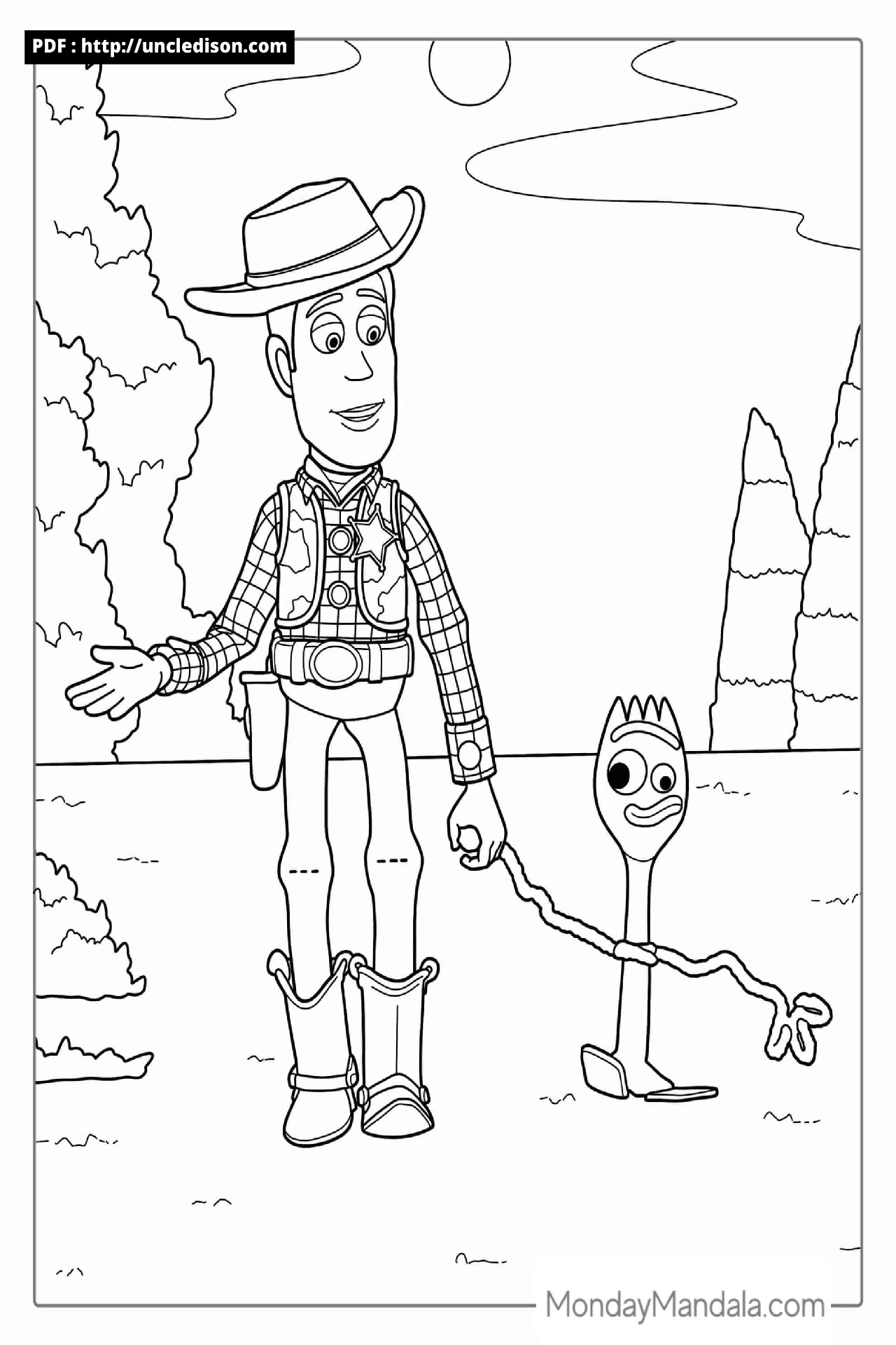 토이스토리 색칠공부 디즈니 도안