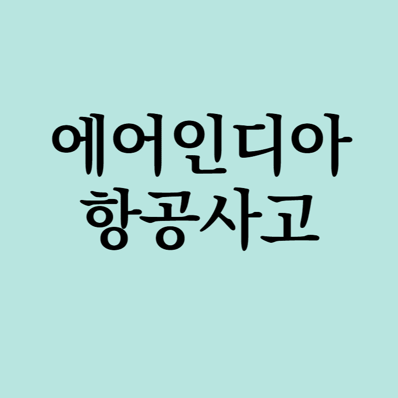 에어인디아항공사고