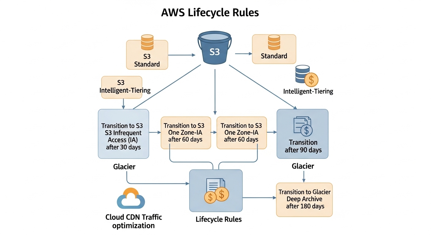 aws gcp 스토리지 비용 절감 구조