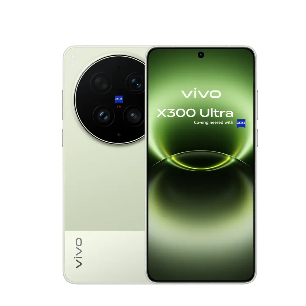 비보 X300 울트라 그린 컬러 전후면