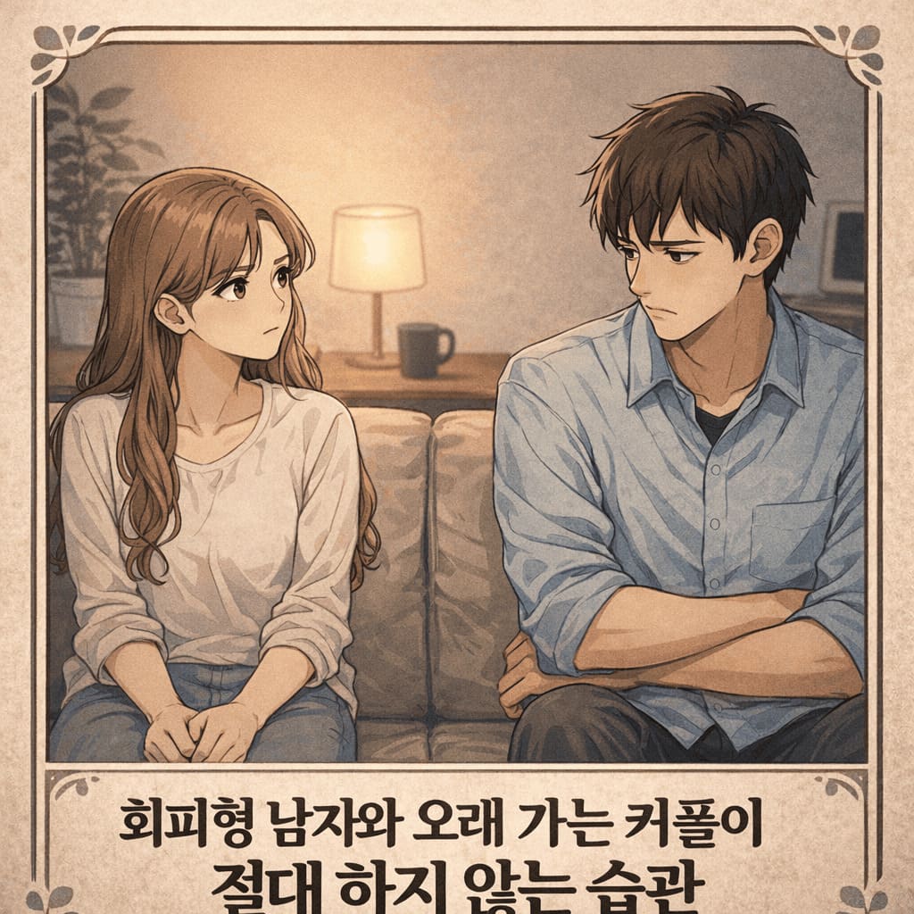 화피형 남자의 잠수 패턴을 키우는 금지 습관과 대체 루틴을 정리