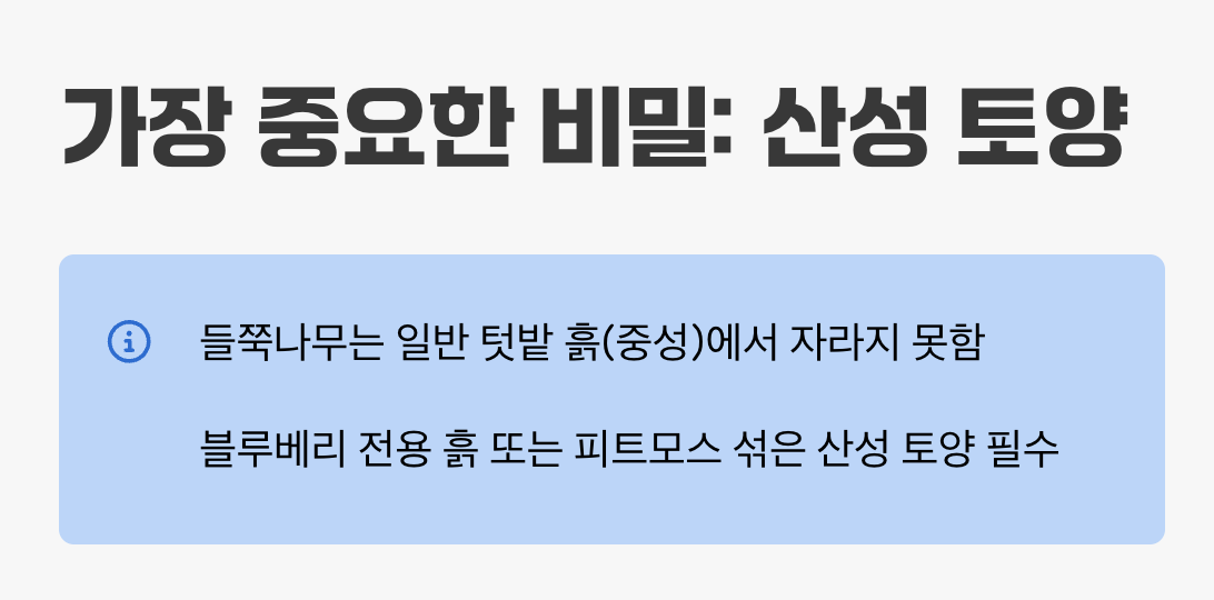 가장 중요한 단 하나의 비밀, 산성 토양