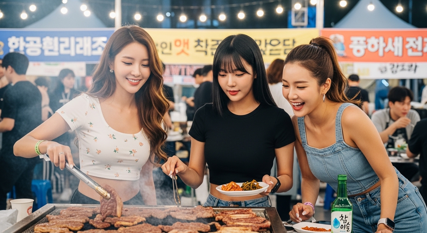 고기먹는 여자들