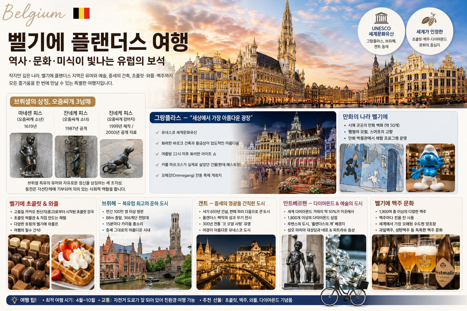 젤기에 플랜더스 여행