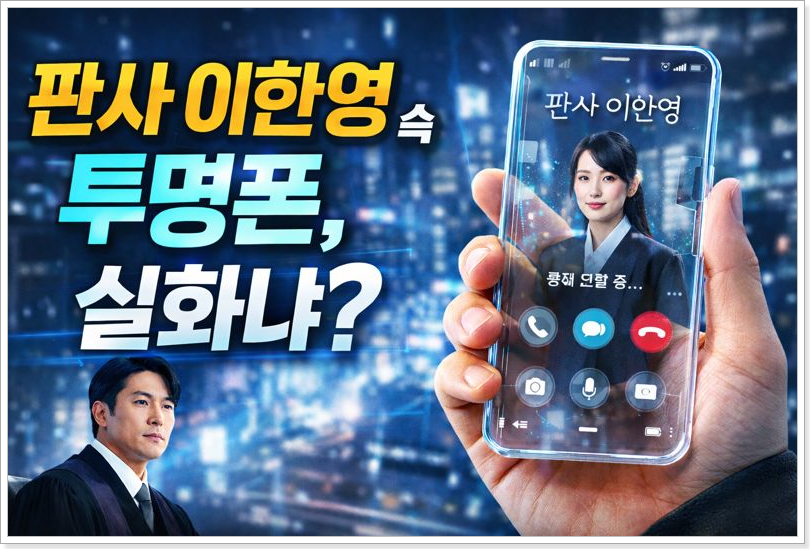 판사 이한영 투명폰 실존 여부