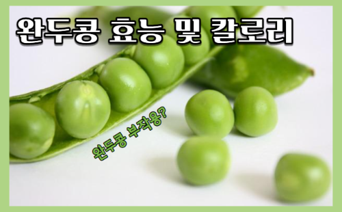 완두콩 효능 11가지와 부작용 및 완두콩 칼로리