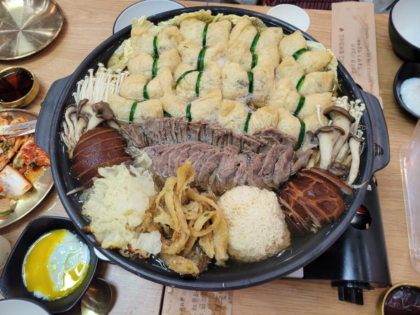 황태해장국 여주고추장불고기