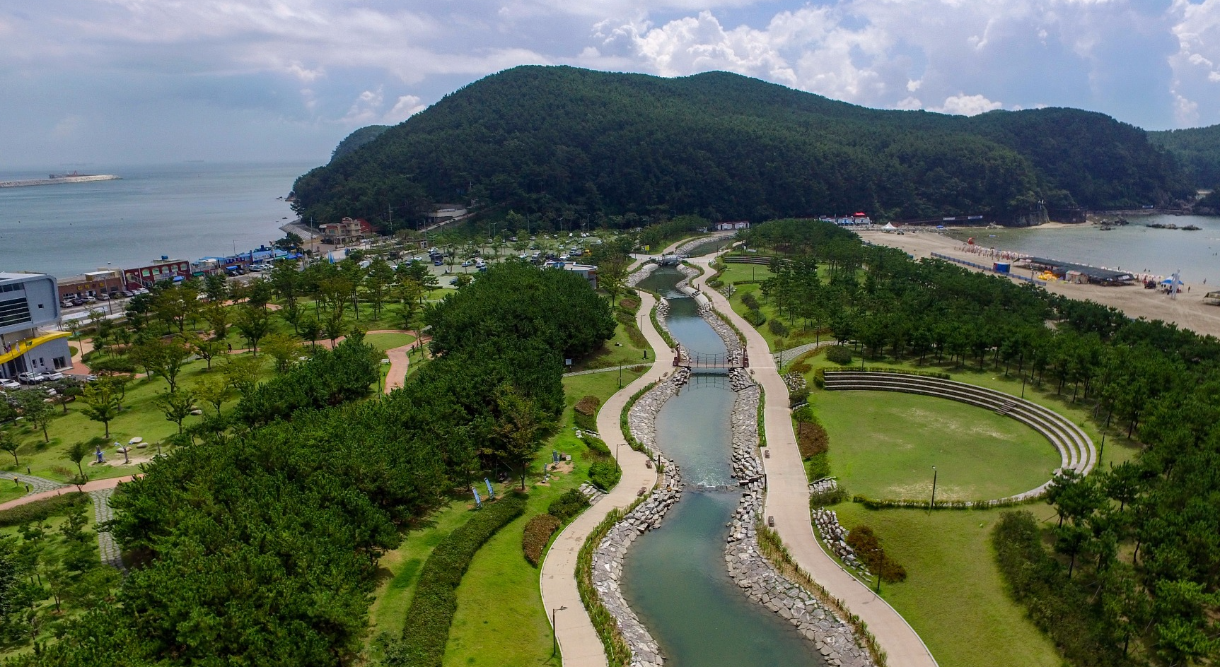 다대포 해변공원 전경=사진