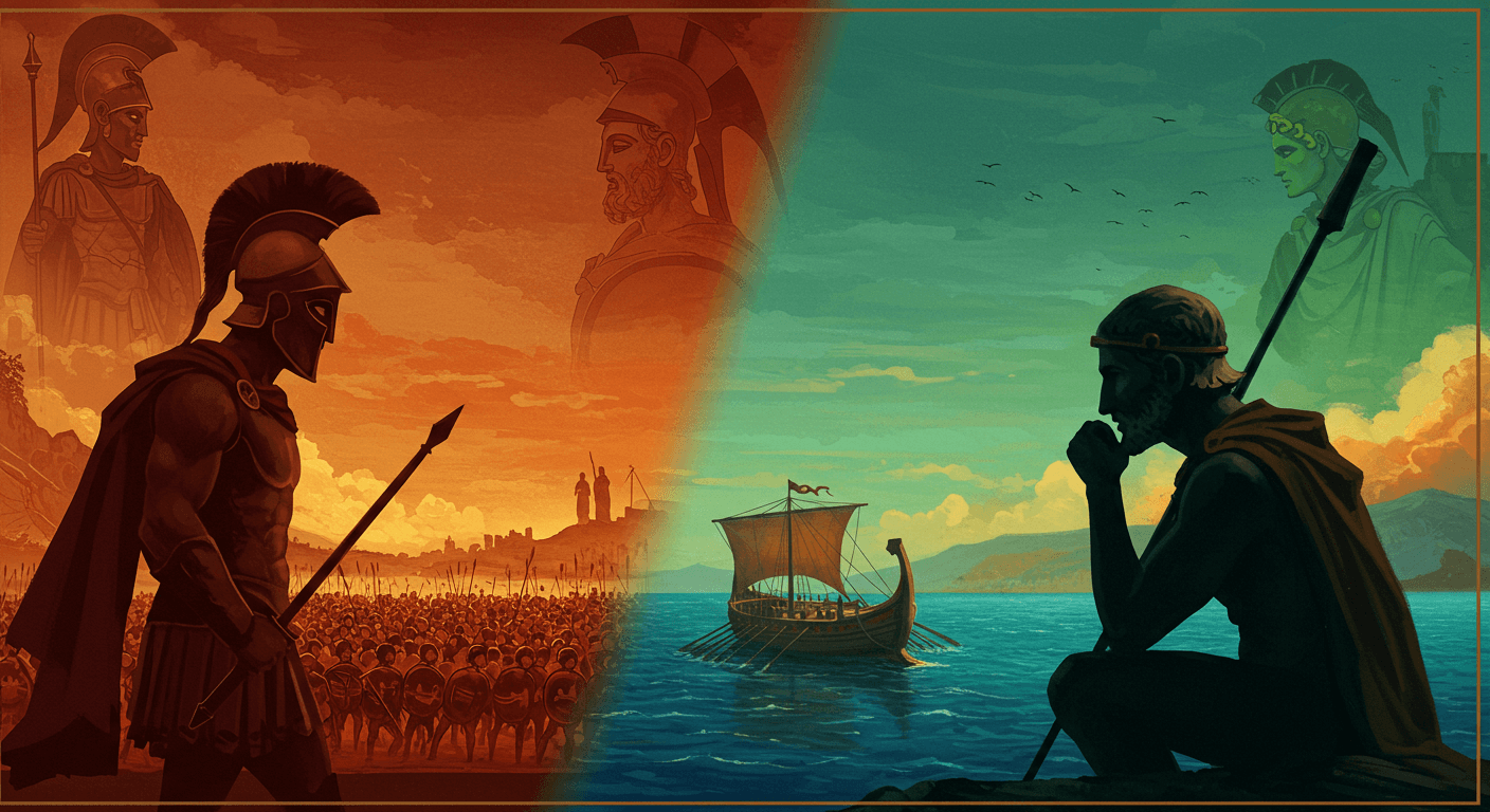 일리아드 vs 오디세이 (문체, 언어, 사고 비교) 관련 사진