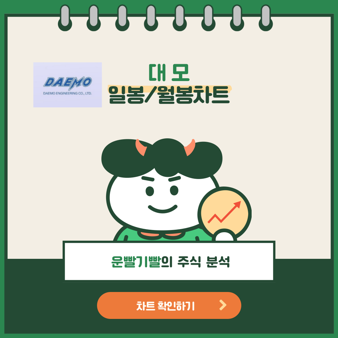 대모 일봉/월봉 차트