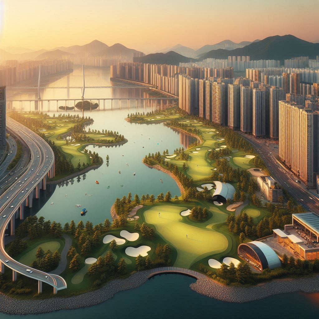 시티원골프연습장 배경