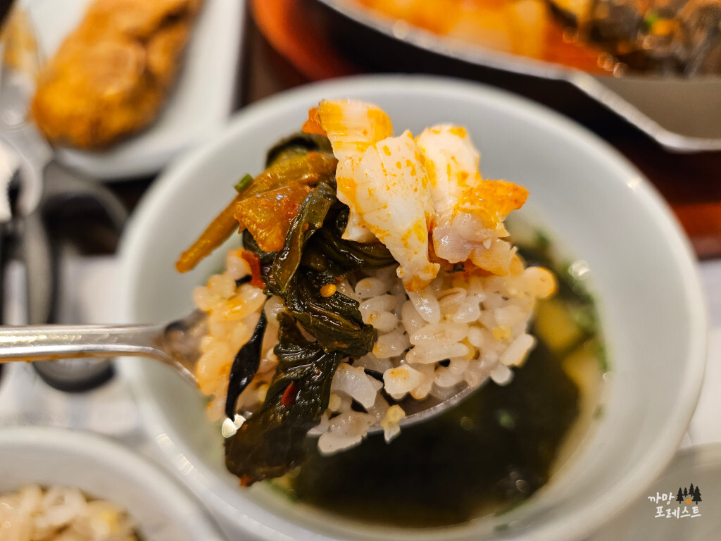 중문 고집돌우럭 새우