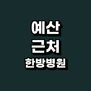 예산군 한방병원