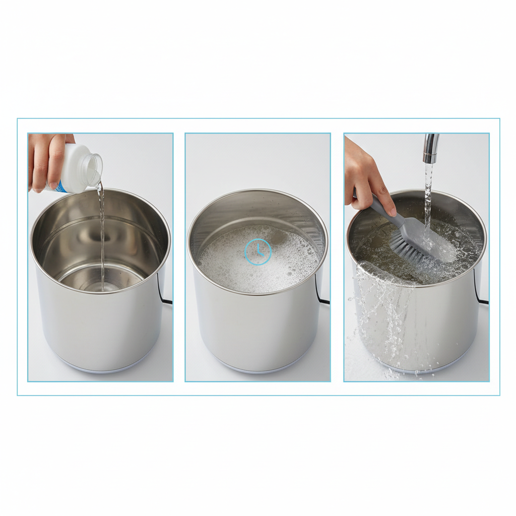 가습기 살균 효율 유지를 위한 올바른 세척 방법 및 석회질 제거 관리 이미지