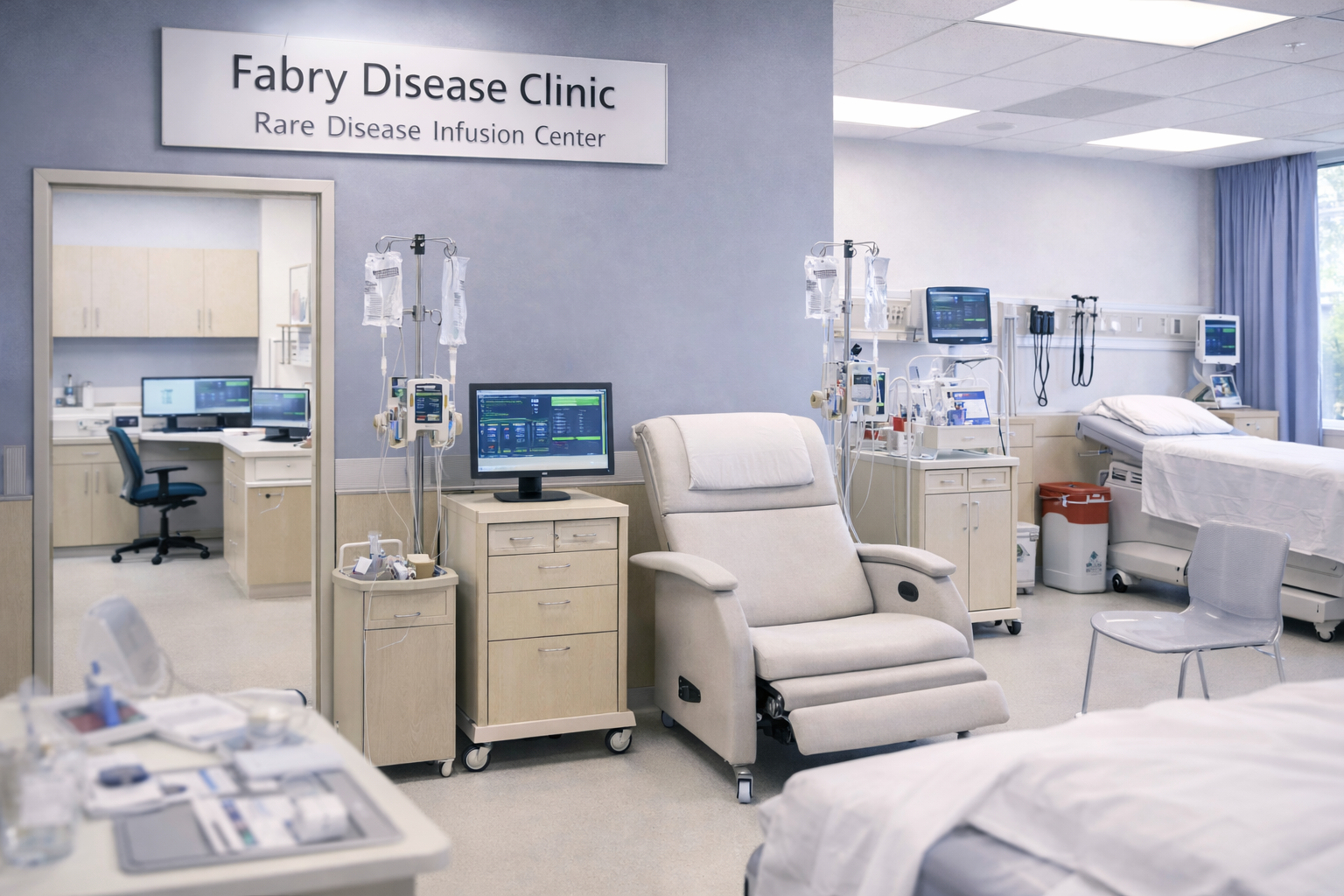 파브리병 치료하는 클리닉 사진