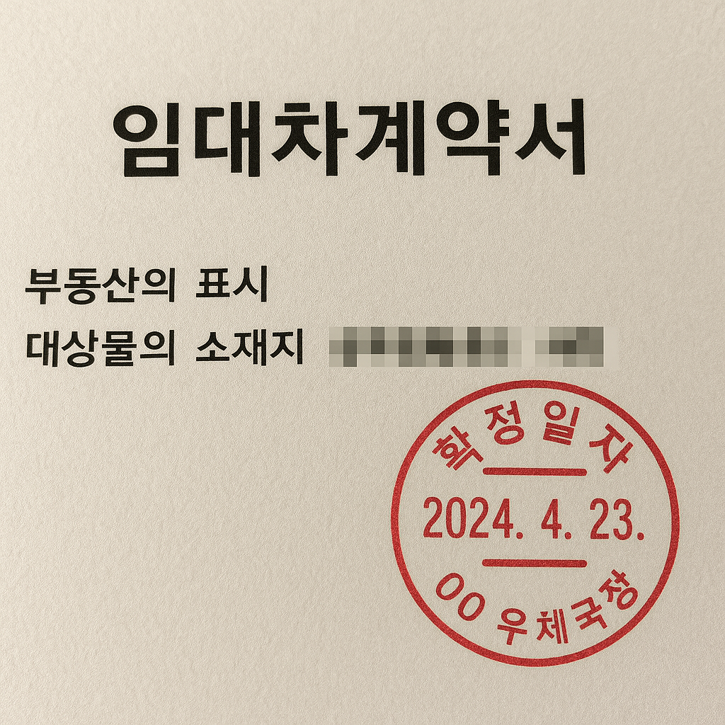 확정일자 받는방법