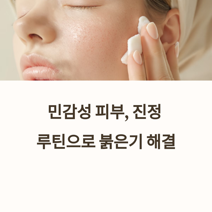 민감성 피부, 진정 루틴