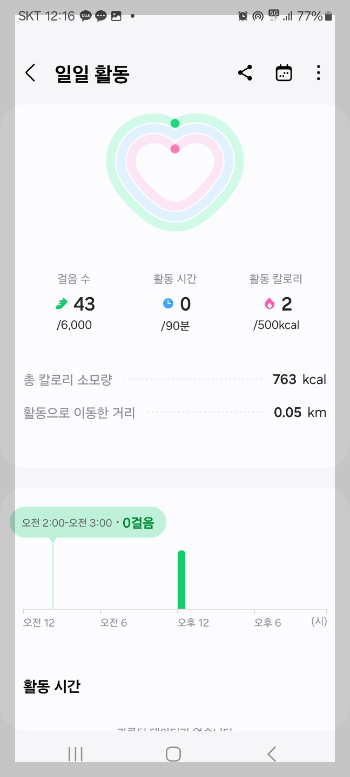 휴대폰 만보기