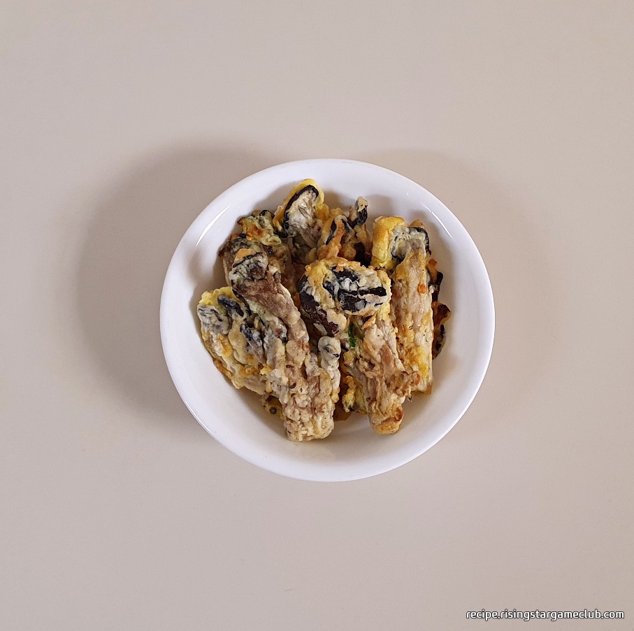 고소한 느타리버섯전 만들기