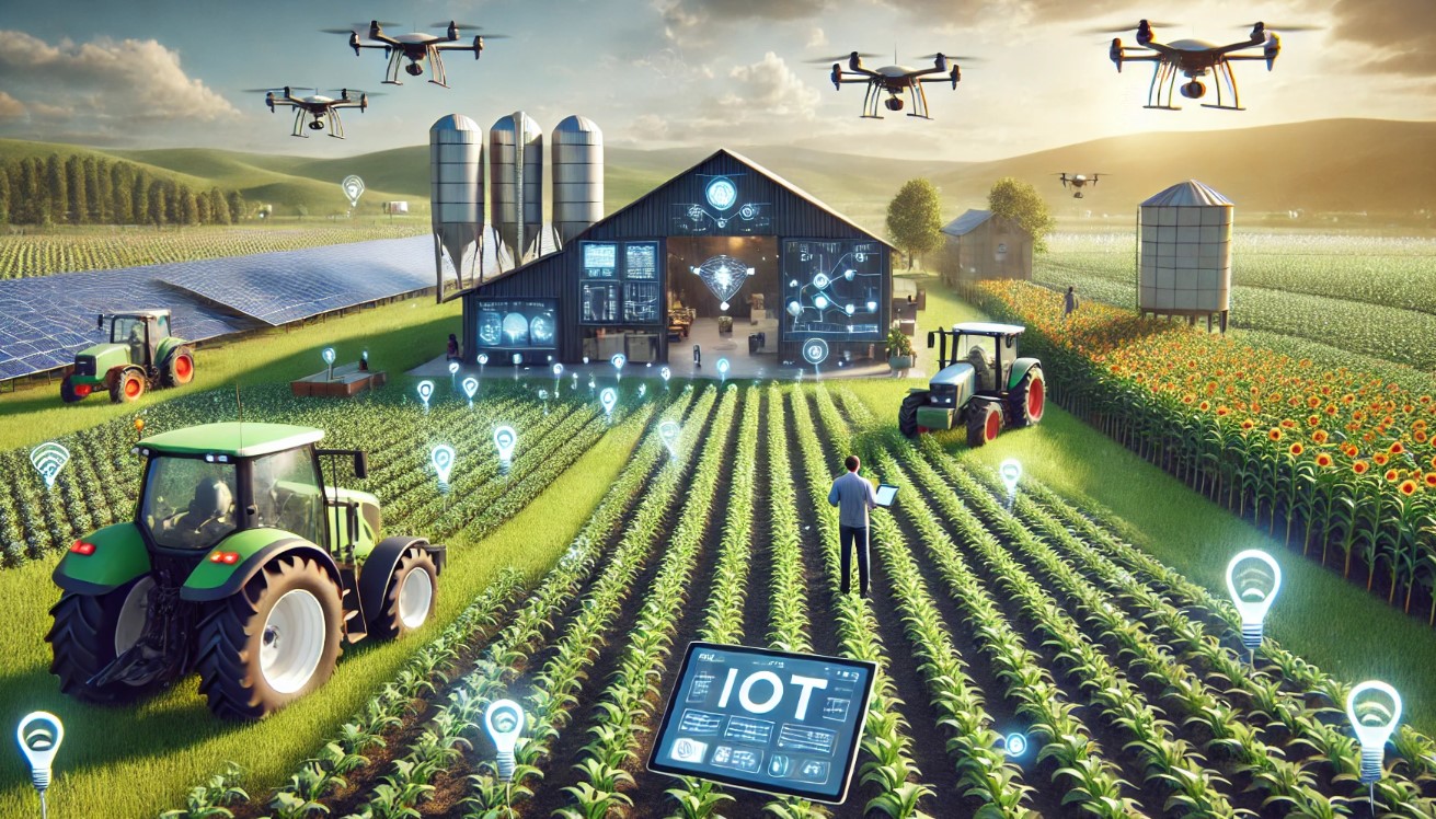 청년농업인이 영농정착지원사업을 받아 스마트팜을 운영하고 있는 모습