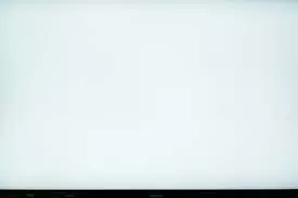 모니터가 하얀색으로 나오는 경우