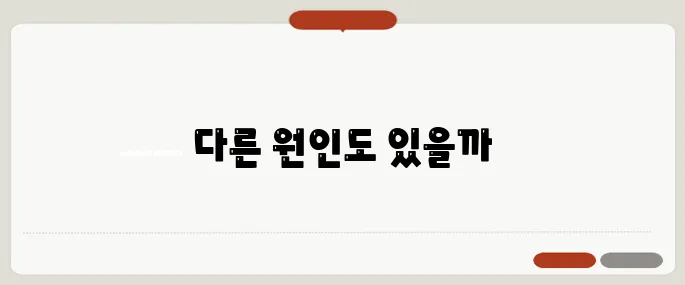 오른쪽 아랫배 통증 맹장 말고 또 의심할 것
