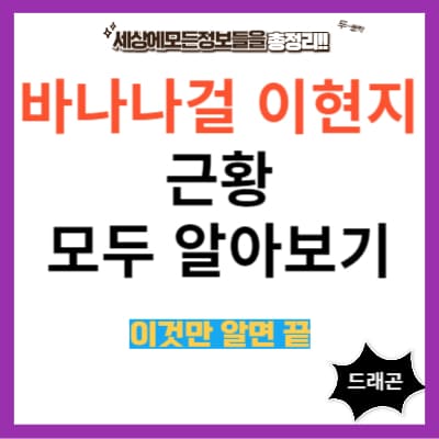 바나나걸 이현지 근황 모두알아보기