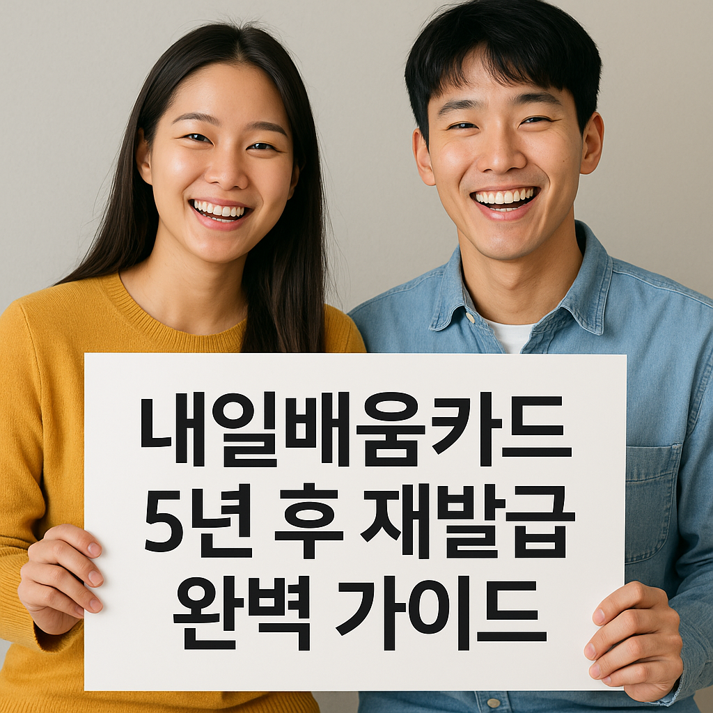 내일배움카드 5년 후 재발급 완벽 가이드