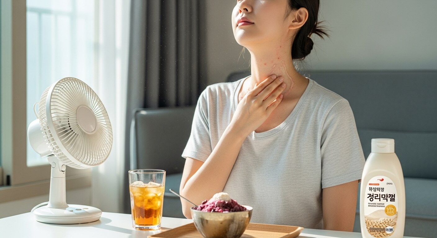 땀띠 가라앉히는 방법