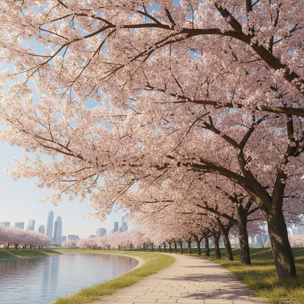 세종 호수공원 벚꽃 나들이 코스 및 ..