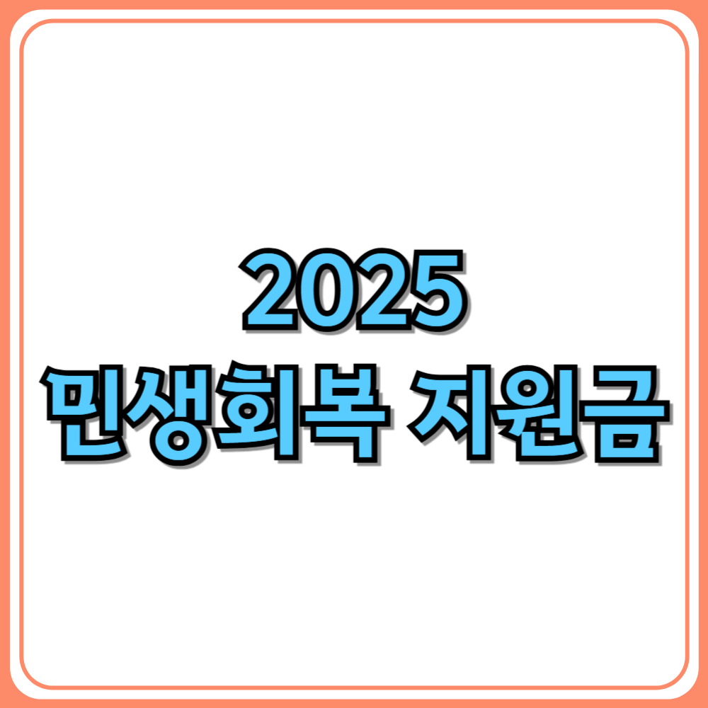 민생회복 지원금